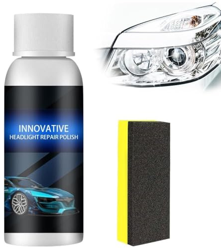 Reparatur Flüssigkeit für Autoscheinwerfer,Scheinwerfer Reparatur flüssigkeit, Scheinwerfer Reiniger Scheinwerfer Politur Autoscheinwerfer-reparaturflüssigkeit für alle Fahrzeuge (30ML,1PC)