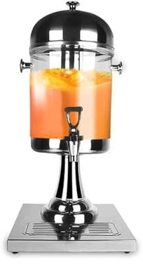 Dispensador de bebidas de acero inoxidable de 8 l, dispensador de agua para fiestas, bodas, torre de bebidas de cerveza de gran capacidad