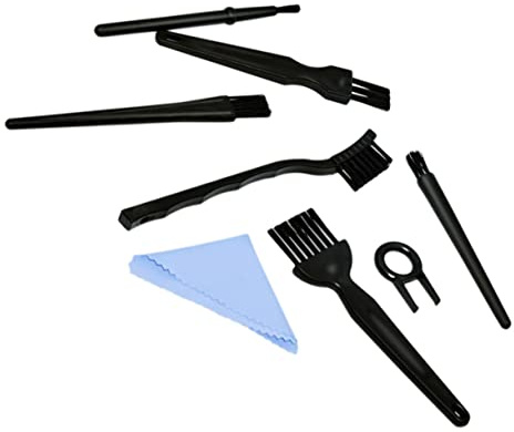 Angoily Kit de Nettoyage de Clavier Exquis 8 Pièces - Brosse de Nettoyage Statique Extracteur de Clavier Mécanique pour Le Nettoyage de L'ordinateur