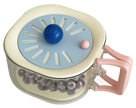 Ciotola Per Lavare Frutta - Scodella Per Pulire Verdure - Soluzione 2 In 1 Con Manico Pie