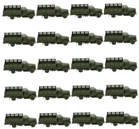 Beaupretty 20pcs Truck Model Toy Set for Kids, Realistic Plastic Construction Vehicle and Transport Truck Models, Educational Sand Table Decor for Children’s Play and Collecting