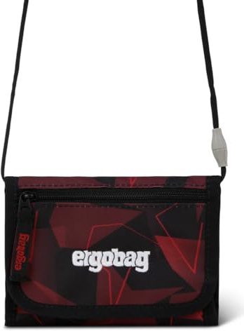 ergobag Brustbeutel | Für Kinder mit Kleingeldfach, Sichtfenster, Klettverschluss und Umhängeband, ideal für Ausflüge, Schule und unterwegs