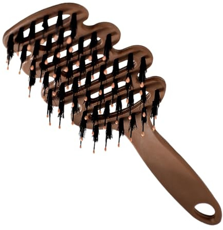 Antistatische Haarbürste Antistatischer Entwirrer Mit Glatten Borsten Und