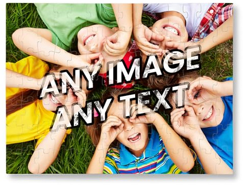 Personalised Photo Jigsaw Puzzle – Custom 80 Piece A5 sized Picture Puzzle for Kids & Adults, Unique Gift for Any Occasion