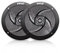 Low-Profile Waterproof Marine Speakers - 100W 4 Inch 2 Way 1 Pair Slim Style Waterproof and Weather Resistant Outdoor Audio Stereo Sound System, For Boat, Off-Road Vehicles - Pyle (Black)