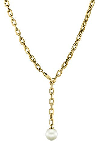 Liebeskind Berlin Damen-Perlenketten Edelstahl IP Roségold LJ-0264-N-46