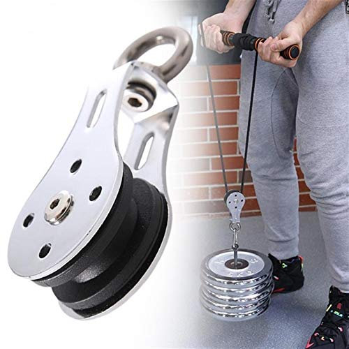 Seilrolle Rolle, Hebe Pulley Turmkran Flaschenzug Draht hängen Abschleppen Rad 300kg Pulley M8 Pulley Lagers befestigt for 3-8mm Drahtseils