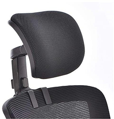 KopfstüTze für Rollstuhlfahrer, Verstellbares Gepolstertes KopfstüTzenkissen Bequemes Rollstuhl NackenstüTzen Kopfkissen RollstuhlzubehöR, 22 Mm Zange, Black 2.6