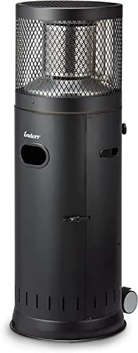 Enders Calentador de exterior Polo Black 2.0 30 mbar – Sistema de reflexión ENDUR – Ideal para patio, jardín, exterior – 546233