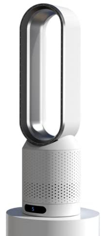 Tower Fan for Bedroom, 20 Inch Bladeless Fan, 80° Oscillating with Remote, 8 Speeds, 2H Timer, Quiet Desk Cooling Standing Floor Fans Indoor Home Office Room