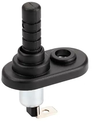 contacto para abridor, interruptor de puerta universal, pulsador, pasador de retorno de muelle, 20 A, 12 V, encendido y apagado, interruptor de contacto masa con tapa de goma