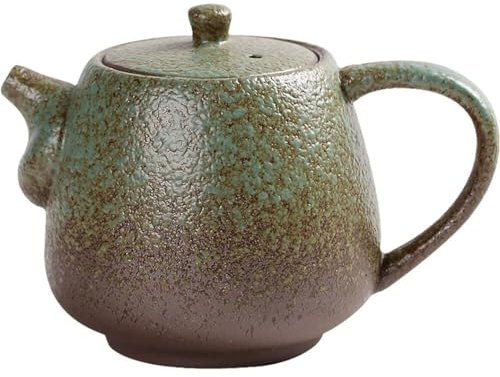 Tetera Marroqui Tetera De Cerámica Pequeña De 200ML/0,2l, Decoración De Teteras De Porcelana Para El Hogar Tetera Turca (Color : Grün, Size : 200ML/0.2L)