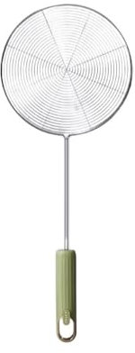 Cucharas Ranuradas para Cocinar Colador de acero inoxidable, cuchara for fideos de cocina doméstica, cuchara for freír, colador de cocina, filtro de malla Cuchara de Cocina Espumadera