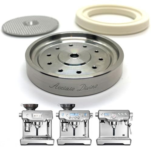 Stainless Steel Shower Screen 3 Piece Kit for Sage/Breville Dual Boiler Espresso Coffee Machines - Oracle SES900 SES920 SES980