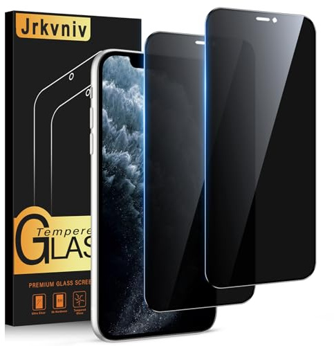 Jrkvniv Sichtschutz Panzer Schutz Glas für iPhone 11 Pro/iPhone X/iPhone XS,9H Härte Privacy Schutzfolie Blickschutz,Anti-Spy Schutzglas Folie Kratzfest Sichtschutzfolie Displayschutz,2 Stück