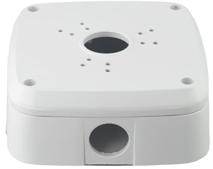 Wodsty Aluminum Alloy Ceiling-Mounted Cctv Camera Bket Junction Box, Ip68 Waterproof Outdoor ensures For Suy Camera Cable Prottion, White