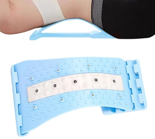 Estirador De Espalda Arqueado 4 Niveles Ajustable Curvado Con Puntos De | Tabla De Soporte Para Espalda Para Silla De Oficina, Gimnasio, Hogar, Coche, Esterilla De Yoga, Sofá Y Diván
