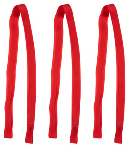 WRITWAA 3 Piezas Cinta para Llanta de Bicicleta Banda de Llanta de Bicicleta 26 Pulgadas Pvc Rojo Alta Presión Protege la Cámara y Cámara Interior Desplazamientos Urbanos y Rutas al Aire