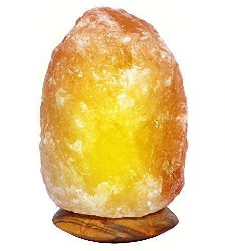Magic Salt Himalayan Salt Lamp 2-3 kg Size 17-19 cm - Beautiful Pink Coloured and High Crystal Quality with Life Time Warranty (Pink,Orange, 1.5-2kg)