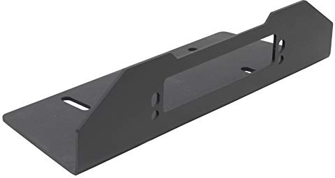 Go Rhino 332000T Rockline Textured Black Fairlead Mount Plate for use with Roller and Hawse Fairleads (12k LB Winch)