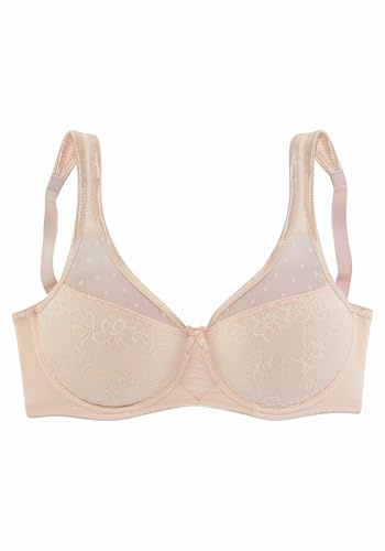 Lascana Damen Mimimizer Minimizer BH, Beige (puder9402), 85D