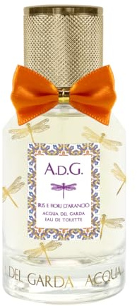 ACQUA DEL GARDA Iris e Fiori d'Arancio Eau de Toilette 50 ml - Profumo Floreale con Note di Iris, Fiori d’Arancio e Muschio – Made in Italy