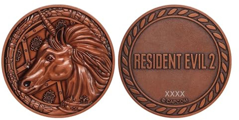 Fanattik Resident Evil 2 Limited Edition Replica Unicorn Medallion