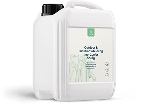 eco:fy Textil Imprägnierspray Imprägnierung Imprägniermittel Wetterschutz PFC-frei Versiegelung gegen Nässe und Schmutz Goretex Sympatex (2,5 Liter)