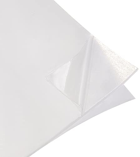 BENECREAT Platte Aus Weichem Silikonkautschuk, 25x25 cm Weiße Selbstklebende Silikonfolie Für Dichtungen DIY-Material, Unterstützt, Nivellierung, Abdichtung, Stoßstangen, Abrieb, Bodenbelag