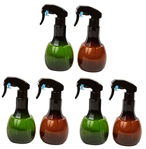 BIUDECO 6pcs Barber Hairdressing Sprayer Continuous Spray Bottle for Hair Flower Watering Can Cleaning Sprayer