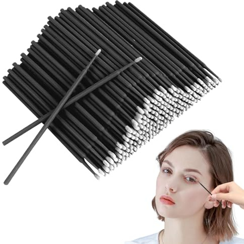 100 Stück Wimpernverlängerung Zubehör, Lacktupfer, Wimpernlifting | Wimpern Applikator, Microbrush - Für Makeup, Oral und Sauberkeit