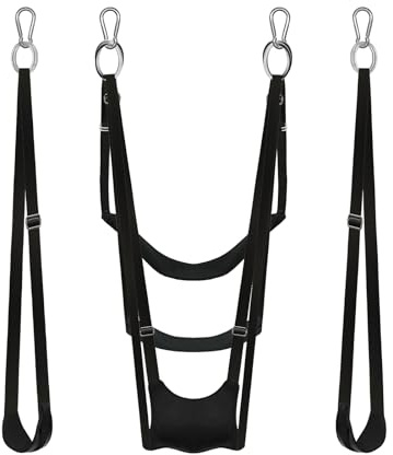 PLKO Yoga Swing Sling for Adult Couples,Aerial Yoga Hammock,Easy to Assemble Adjustable Height Holds up to 330 lbs
