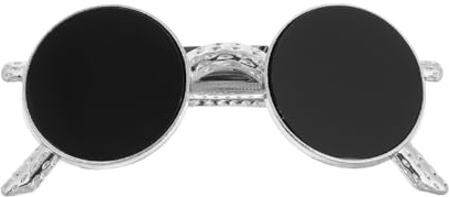 SAFIGLE Vintage Sonnenbrillen Haarspange Aus Metall 3.54 Zoll Mit Federclip Lustiger Haarschmuck Für Frauen Und Mädchen Alltag Party Pferdeschwanzhalter