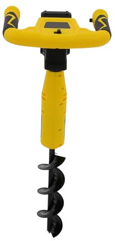 Tarière électrique Sans Fil Tarière De Clôture Sans Fil Pour Le Jardinage 550rpm Machine électrique Pour Creuser Des Trous Avec Foret,Pour Clôtures, Poteaux De Sol, Forage