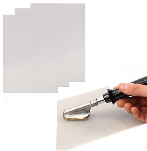 Rosfix Set Grilles de Soudure Plastique 3x 20x15cm – Acier Inoxydable Haute Qualité | Découpables | Pour Réparation Pare-Chocs PUR U-FLEX | Accessoire Carrosserie