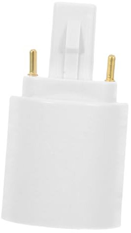 Uonlytech Adapter Lampenfassungs-konverter Zweipoliger Glühbirnensockel-adapter Für Heim Und Bürogebrauch Aus Robustem Pbt-material Sicher Und Installieren