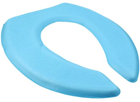 WRITWAA Cojín Para Asiento De Inodoro u Tipo Azul, Tapete Eva Acolchado y Transpirable, Tamaño Único, Lavable y Reutilizable, Adecuado Para Hogar y Oficina, Cómodo y Duradero Para Uso Diario