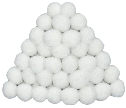 Generisch Pool Filterbälle 200g | Sandfilter-Ersatz Mit 80% Weniger Rückspülwasser | Hochleistungs-Polymer Für Kristallklares Wasser | Wiederverwendbar 3-5 Jahre | Gartenteich & Schwimmbad