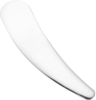Beatifufu Espátulas De Maquillaje y Cucharas De Crema Facial De Acero Inoxidable 1 Unidad Tamaño Mini Para Cuidado Piel De Mujeres Uso Portátil Para Aplicar Cremas y Cosméticos
