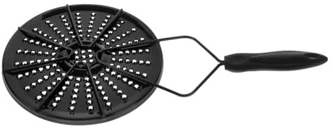 ARTIBETTER Plaque Diffuseur Chaleur Induction Émail Noir Disque Adaptateur pour Cuisson sur Plaques Induction et Gaz Répartition Homogène Chaleur Compatible Feux Ustensile Pratique pour