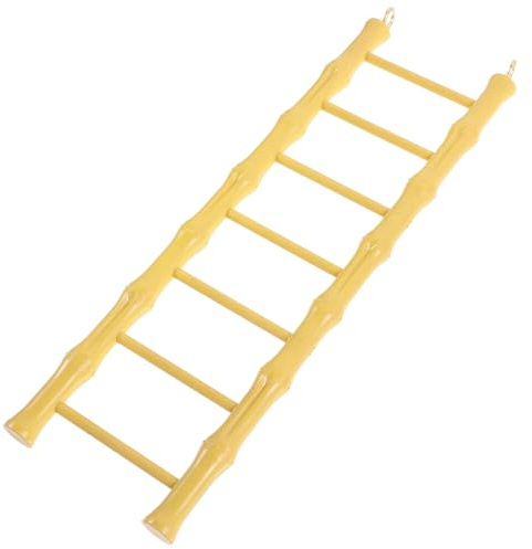SEWACC Échelle pour Cage Oiseaux et Hamsters Plastique Escalade Amusant pour Perruches et Perroquets Échelle Suspendue Stable pour Cage