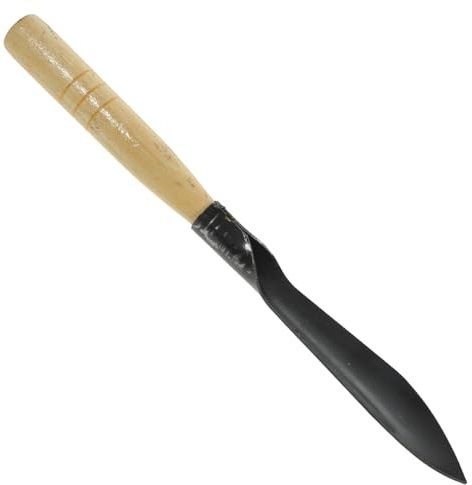 Yardenfun Cazzuola da Giardino Manuale in Ferro Manico in Legno Piccola Pala da Giardinaggio per Scavo e Piantagione Attrezzo per Orto Giardino Frutteto e Cortile