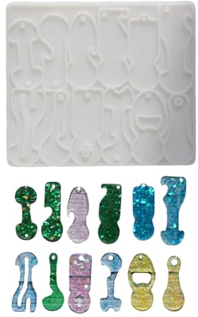 Silicone Trolley Tokens Flexible Resin Keychain Crafting Tool for Homemade Decoration Projects Supplies Trolley Coin Silicone