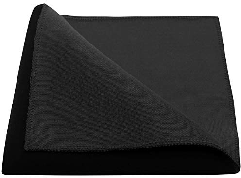 Luxury Black Velvet Pocket Square, Handkerchief