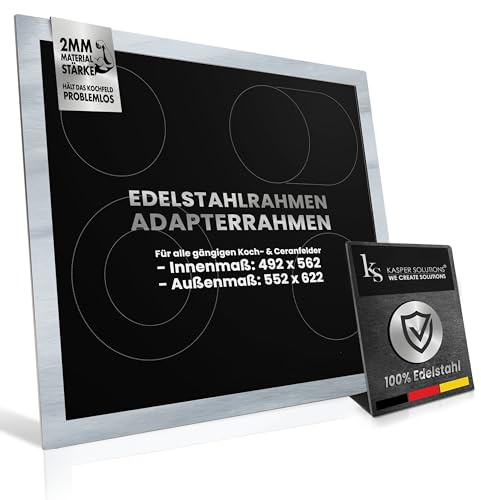 Kasper Solutions® Adapterrahmen Kochfeld - Stabilität ohne Durchbiegen