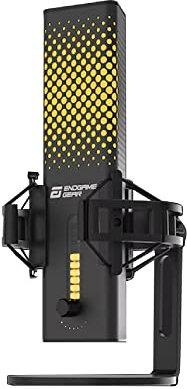 ENDGAME GEAR XSTRM USB Microfono PC 192kHz 24bit Studio Quality Sampling, Microfono Esterno con riduzione del Rumore cardioide (Nero)
