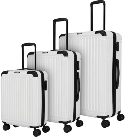 Travelite CRUISE Kofferset mit 4 Rollen Gr. L/M/S Weiss [30]