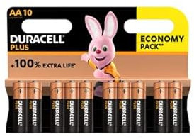 DURACELL PLUS POWER 100 PILA ALCALINA AA LR6 BLISTER*10 MINIMA VENTA CAJA 12 UNIDADES