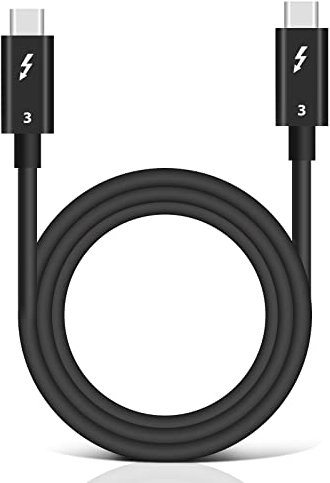 Goodlink Thunderbolt 3 kompatibles USB-C Kabel, 1,5m, 100W Laden, 40Gbps, 4K 60Hz Bild/Video für Apple und mehr
