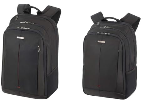 Samsonite Guardit 2.0-17.3 zoll Laptoprucksack, 48 cm, 27.5 L, Schwarz (Black) & Guardit 2.0-15.6 zoll Laptoprucksack, 44 cm, 22.5 L, Schwarz (Black)